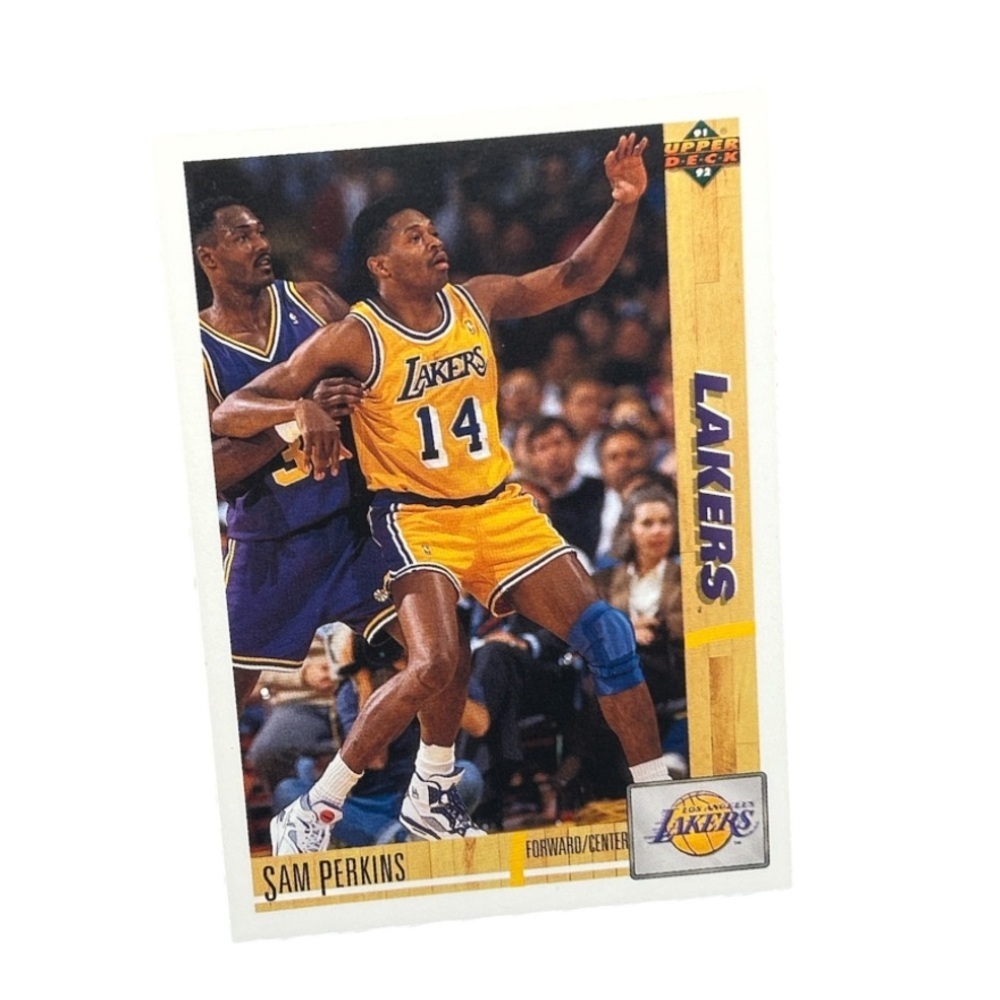 Sam Perkins Lakers 1991-92 Upper Deck #144 Trading Card